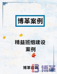 精益班組建設案例 班組建設案例