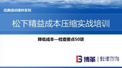 【精美PPT】松下精益成本壓縮實戰培訓課件-32頁